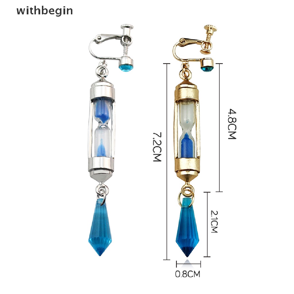 Khuyên Tai / Vòng cổ / Khuyên Tai Kẹp Đồng Hồ Cát Hóa Trang Vanitas No Karte