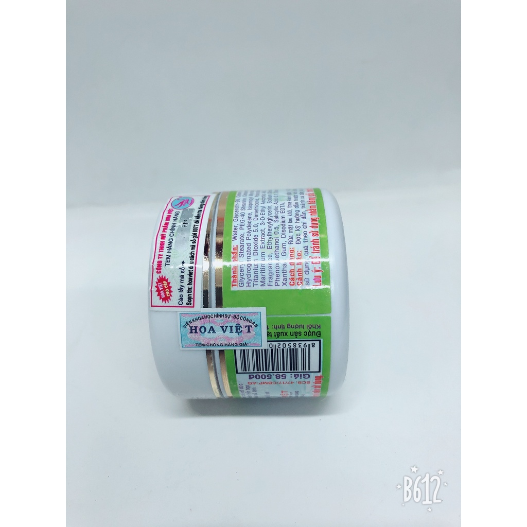 Kem Dưỡng Trắng Da Ngọc Trai Victory Hàng Chuẩn Hoa Việt - kem cặp15g