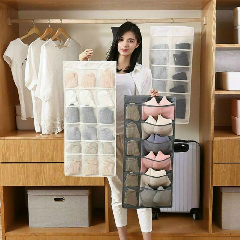 Túi treo nhiều ngăn để đồ lót và tất tiện dụng