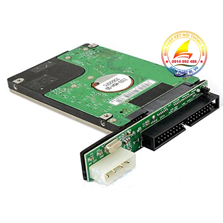 Adapter chuyển đổi HDD SATA sang ATA 40pin. Chuyển đổi ổ cứng HDD, SSD chuẩn SATA 7+15pin sang IDE 40pin/39pin Mainboard