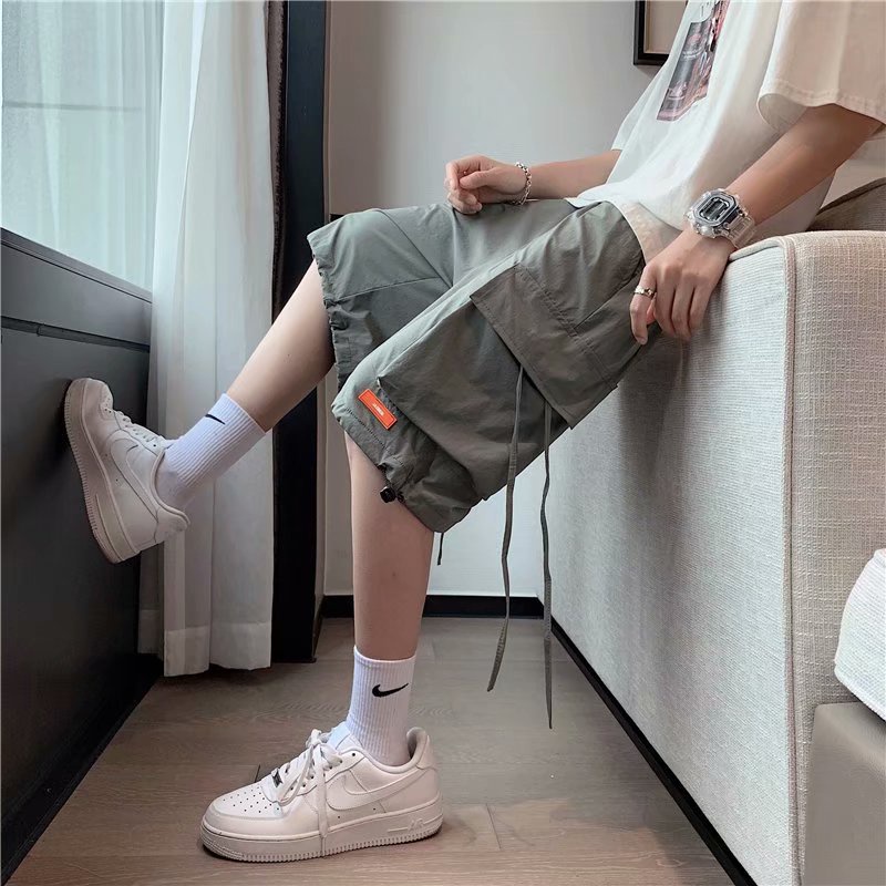 Quần short thể thao ống rộng phong cách hàn quốc dành cho nam