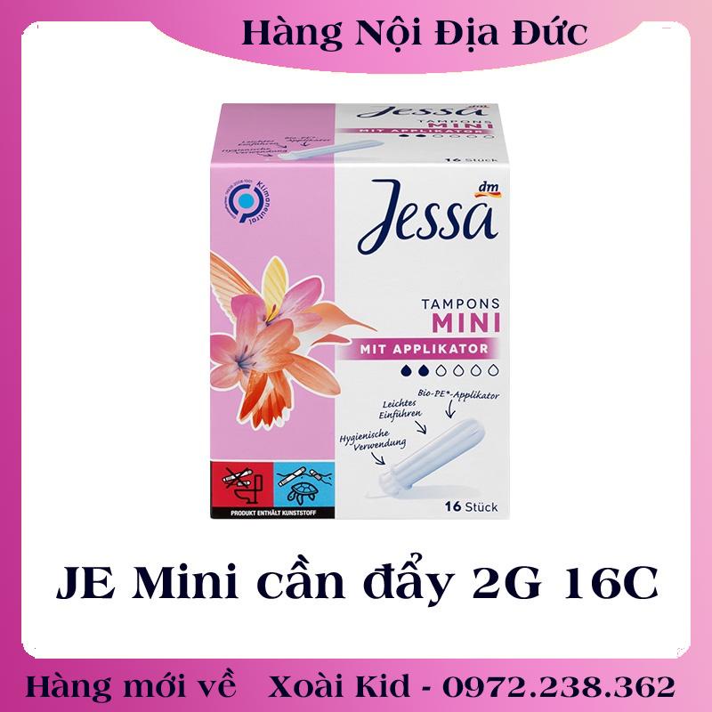 [có che tên] Băng vệ sinh Tampon Jessa Đức đủ size - Date mới đủ Bill