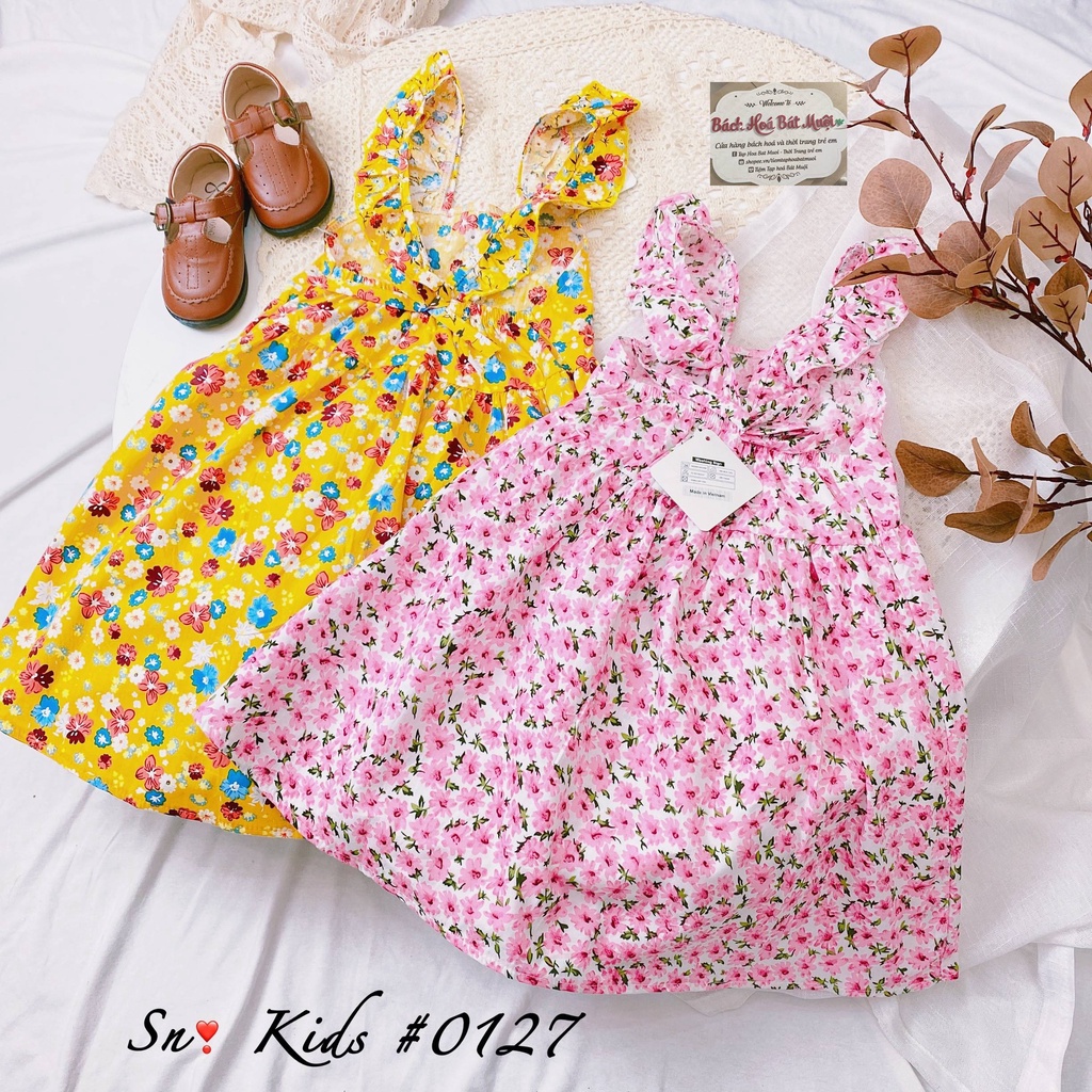 Váy bé gái cánh tiên hở lưng 22-35kg