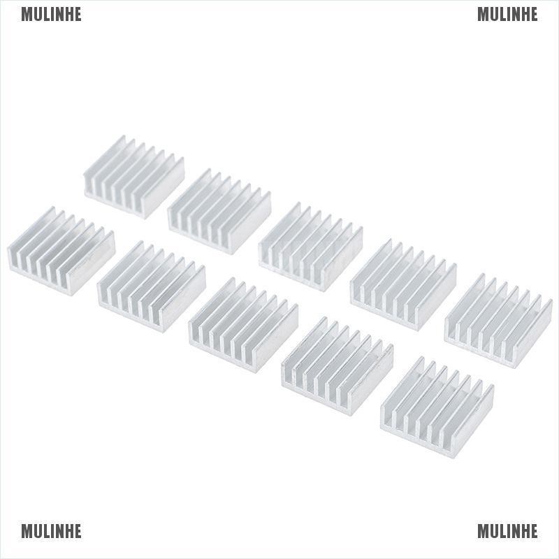 Set 10 Quạt Tản Nhiệt Nhôm 14 * 14 * 6mm