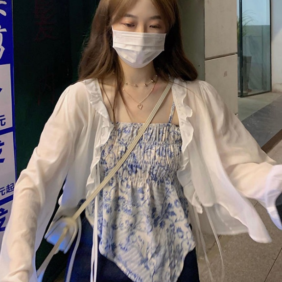 Áo Khoác cardigan Mỏng Ngắn Chống Nắng Mùa Hè Cho Nữ