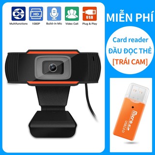 Rotatable 2.0 HD Webcam PC Digital USB Camera Video Recording with Microphone