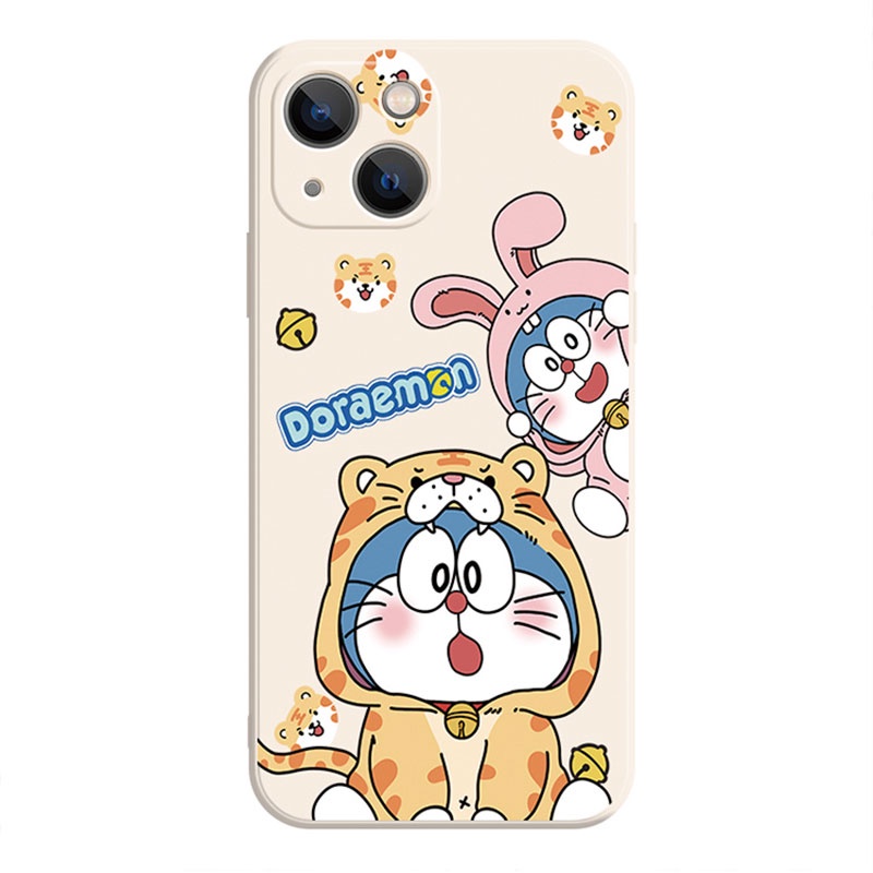 Ốp Điện Thoại Silicone Chống Rơi In Hình doraemon Cho Apple Iphone 11 XR XS Max 7 8P 6S SE 13 Pro Max