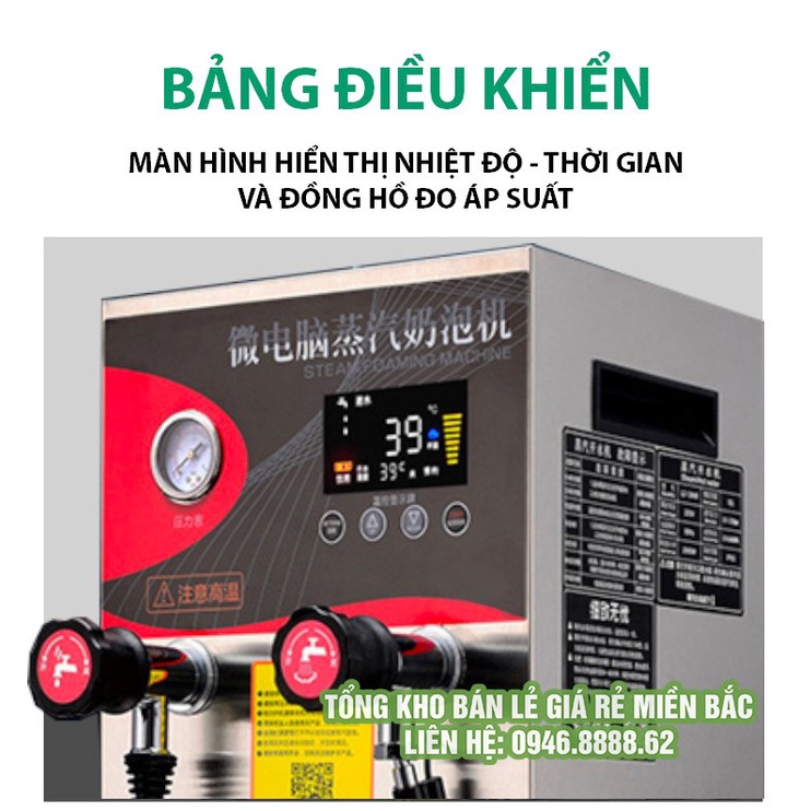 Máy đun nước nóng áp suất cao kèm sục nóng siêu sale