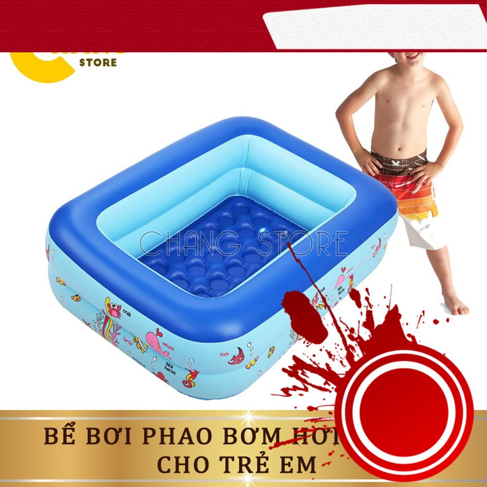 Bể Bơi Phao Hơi Cho Bé, Hồ Bơi Bơm Hơi Thành Cao Đủ Size Cho Trẻ Em Có Kèm Bơm
