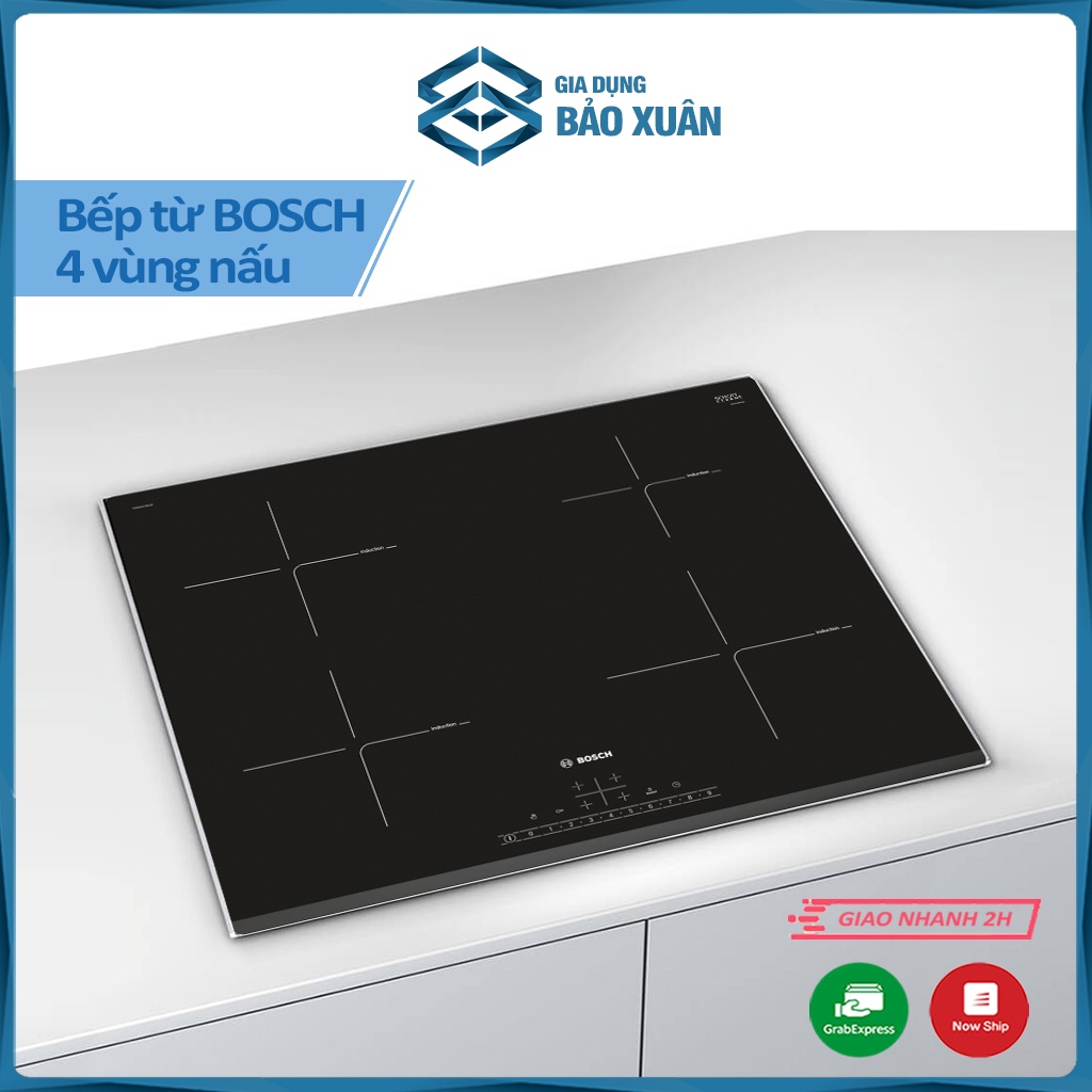 Bếp từ BOSCH 4 vùng nấu PIE631FB1E Serie 6