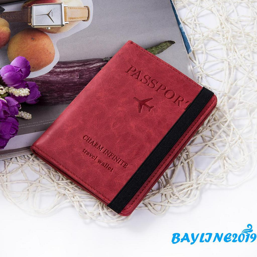 Ví Da Đa Năng Màu Trơn Thời Trang