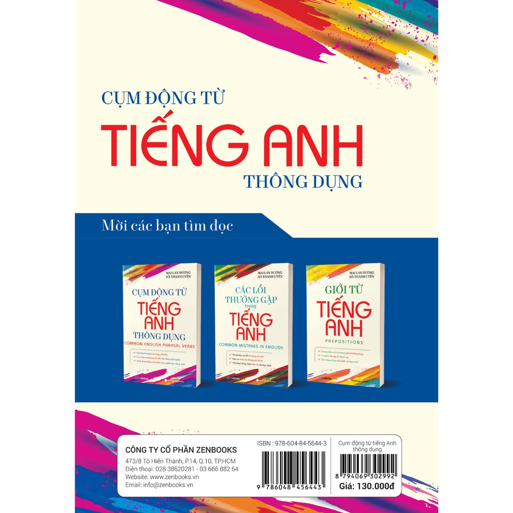 SÁCH - Cụm Động Từ Tiếng Anh Thông Dụng - Mai Lan Hương | WebRaoVat - webraovat.net.vn