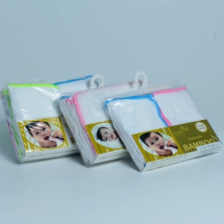 Set khăn sữa sợi tre cao cấp mollis kích thước 25x25cm, 3 lớp, mềm mịn và kháng khuẩn