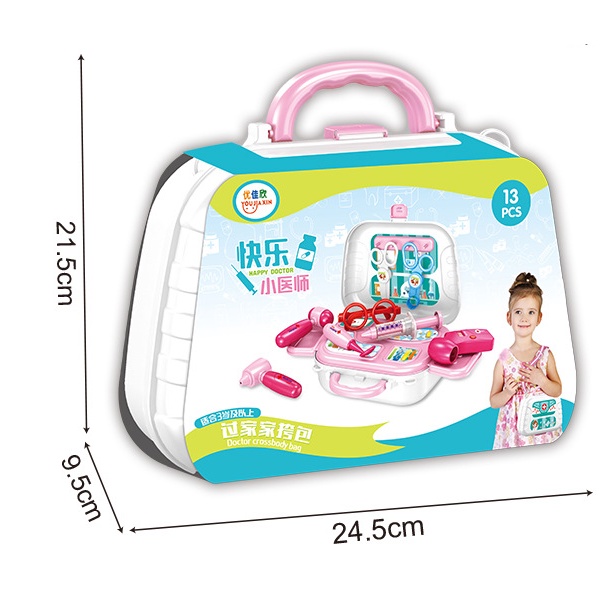 Đồ Chơi Bác Sĩ Vali Sịn Sò - Bé Tập Làm Bác Sĩ, Phù Hợp Cả Bé Trai và Bé Gái