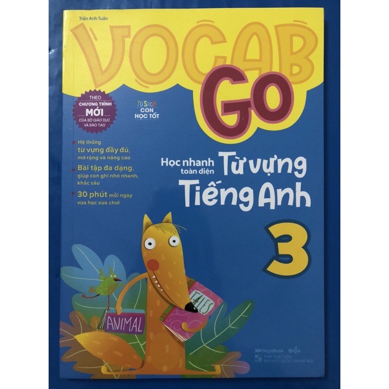 Sách - Vocab Go Học Nhanh Toàn Diện Từ Vựng Tiếng Anh lớp 3