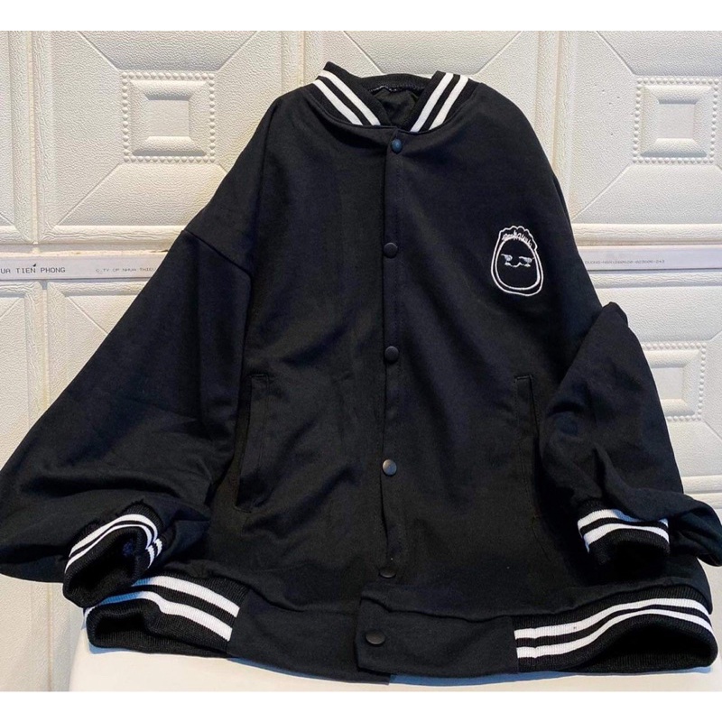 ÁO KHOÁC BOMBER CHẤT NỈ NGOẠI MỀM MIN KÈM ẢNH THẬT