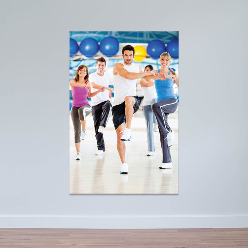 Tranh treo phòng tập Aerobic cho người lớn | Tranh thể dục nhịp điệu T3847