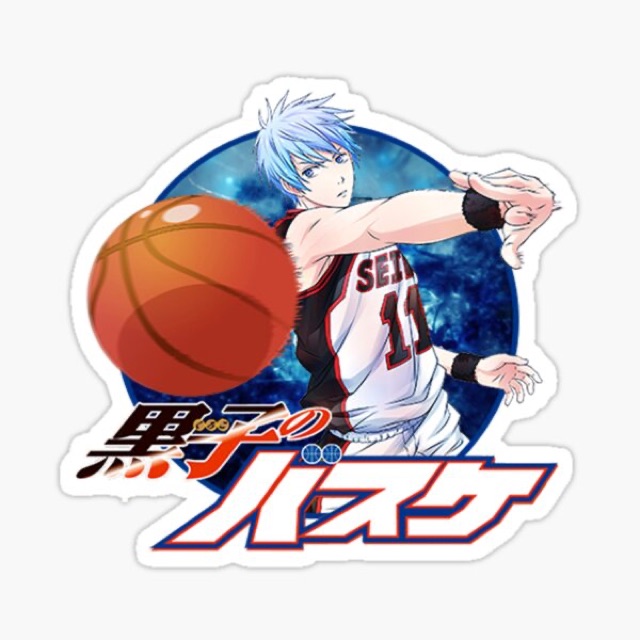 Sticker kuroko no basket 30 cái ép lụa mẫu ảnh khác nhau