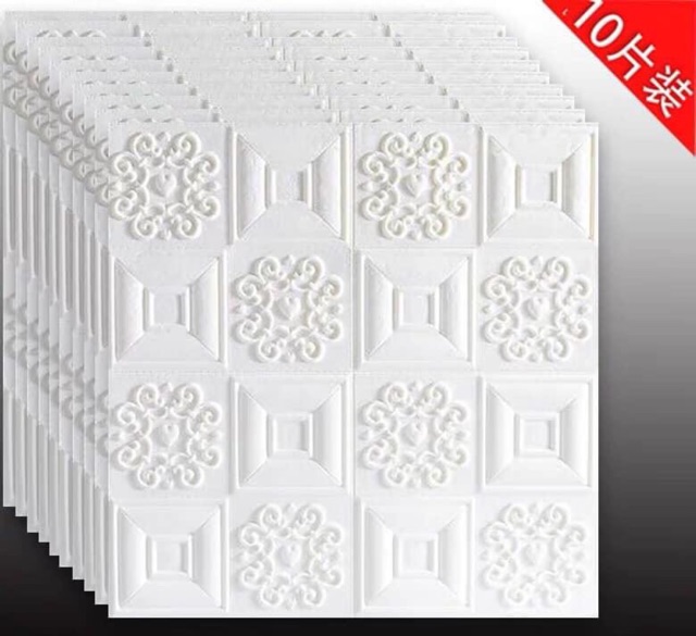 Xốp giả da, kim tuyến, dán tưong, dán trần kt 70x70cm | BigBuy360 - bigbuy360.vn