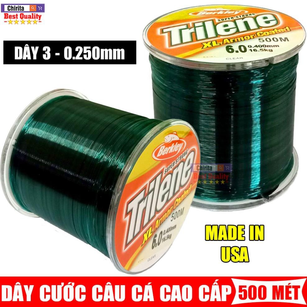 Dây Cước Câu Cá Mỹ CAO CẤP TRILENE SUPER STRONG - Đủ Size : 3.0 , 4.0 , 5.0 , 6.0 , 7.0 , 8.0 , 9.0 