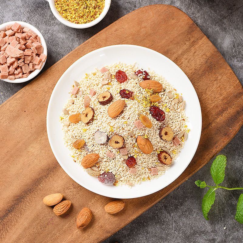 Bột Củ Sen Mix Hạt Dinh Dưỡng- Hộp 500g - Tinh Bột Củ Sen hoà tan, Giảm Cân, Ăn Kiêng, Dưỡng Nhan hiệu Meizhoushike