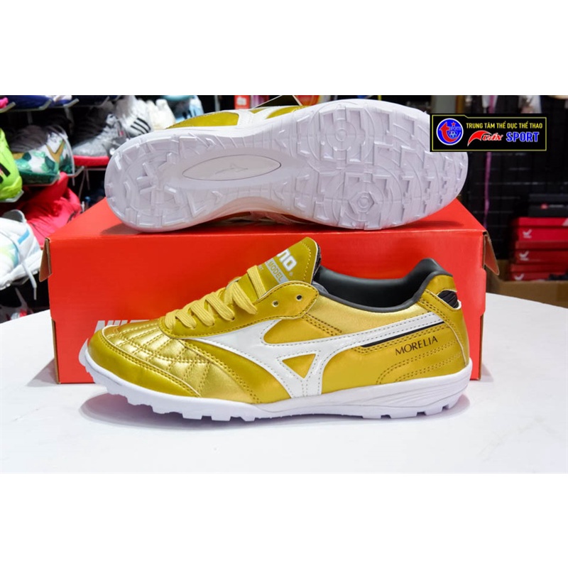 Giày đá bóng MIZUNO MORELIA NEO TF - VÀNG ĐỒNG(size39-45)