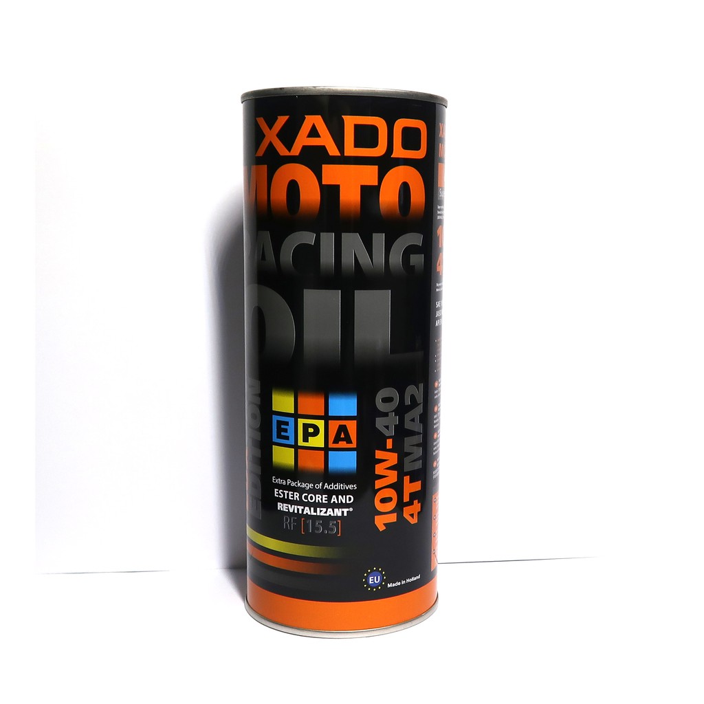 1,4 Lít Nhớt XADO Racing 10W40 Và 1 Lọc Nhớt Suzuki Cho Raider, Satria, GSX, ...