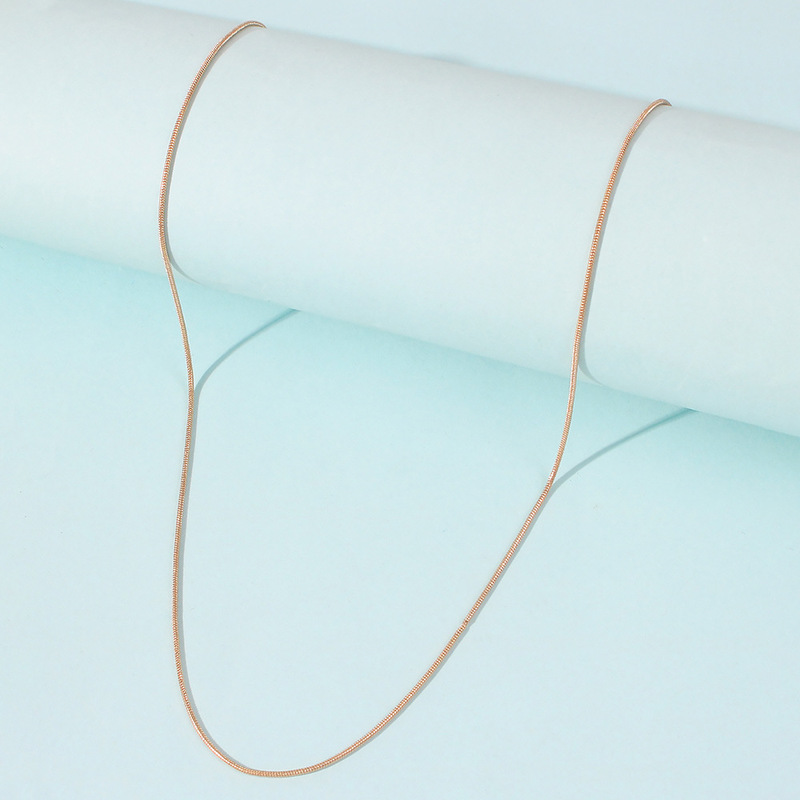 vòng cổ Mạ Vàng Mặt Gợn Sóng Thời Trang Cho Nữ