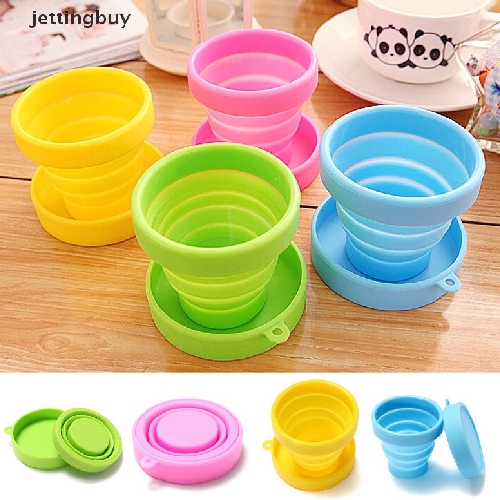 Cốc JETTING bằng silicon có thể gấp lại tiện dụng mang theo du lịch