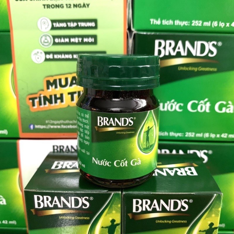 Nước cốt gà brands giúp bồi bổ cơ thể, cải thiện trí nhớ, chai 42ml – Health Pharmacy
