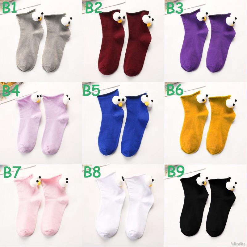 Vớ cotton màu sắc xinh xắn dành cho nam và nữ