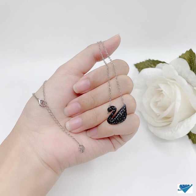 Dây chuyền thiên nga đen chuẩn bạc Ý s925 cao cấp sang trọng - Kho sỉ bạc Nhất Linh