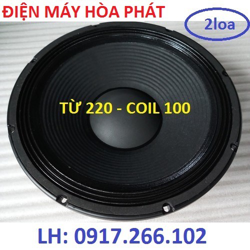 LOA BASS 40 RCF LIÊN DOANH TỪ 220 COIL 100 - GIÁ 1 ĐÔI LOA 4 TẤC