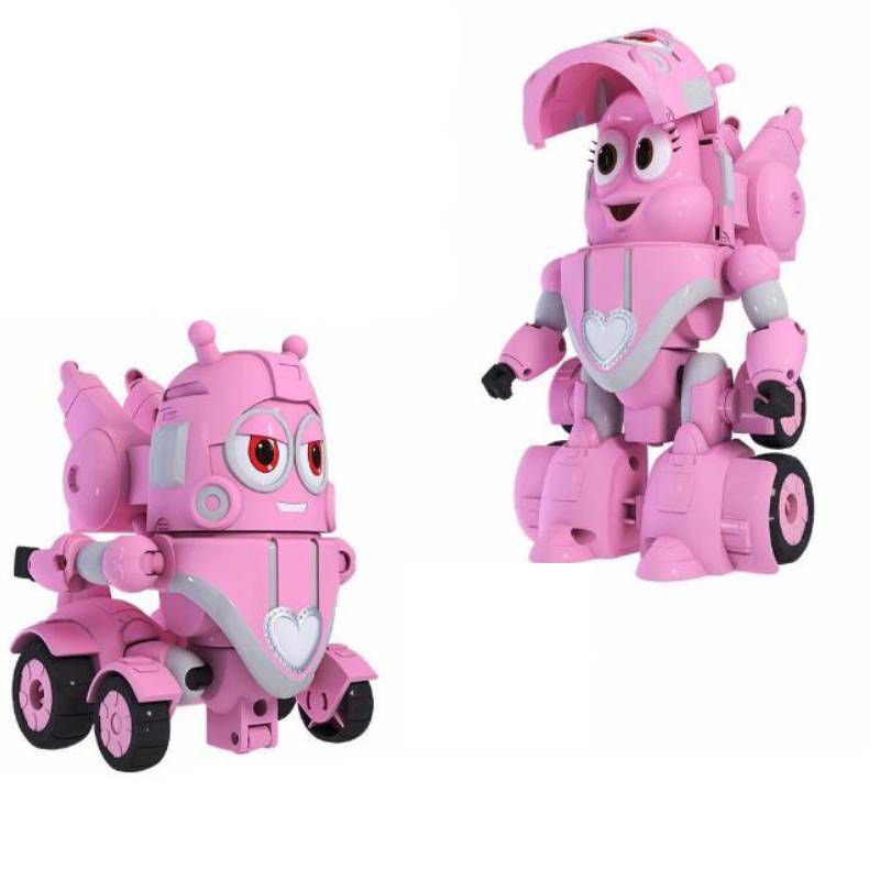 set Larva Toy Robot Creative Fun Assembly Transformation Toy Cute Anime Mecha Action Figure Model Birthday Gift for Kid