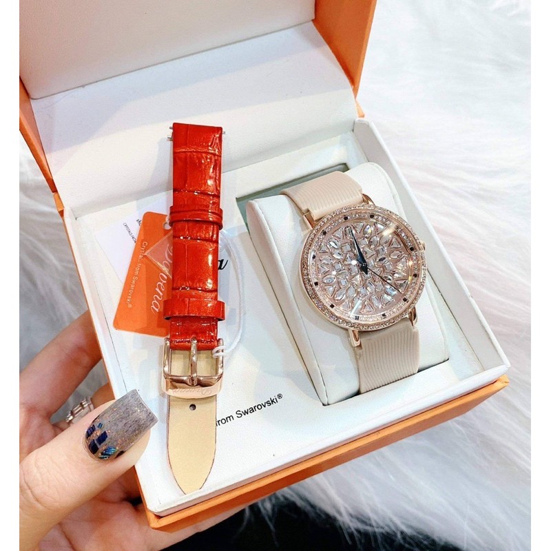 sét đồng hồ nữ Davena Bling bling