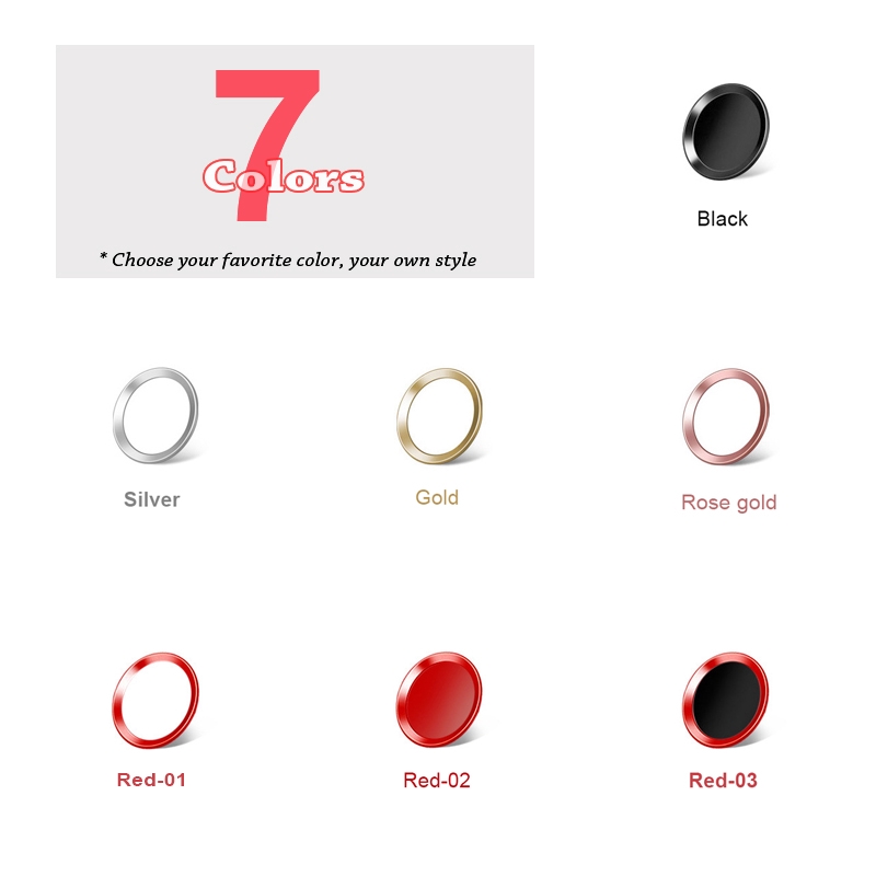 Miếng dán nút home hỗ trợ cảm biến vân tay cho Iphone 6/7/8 plus SE 2020