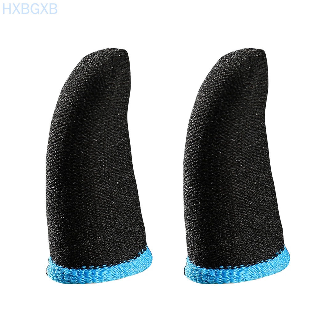 Set 2 găng ngón tay dệt kim co giãn chống mồ hôi để chơi game tiện lợi