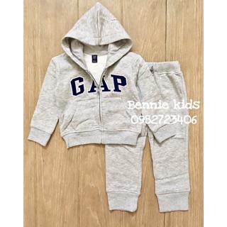 Bộ nỉ gap có mũ bé trai - 2 màu
