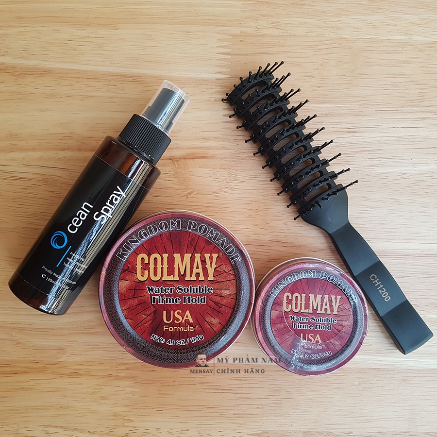 Sáp vuốt tóc Colmav Pomade gốc nước - chính hãng 100% COLMAV