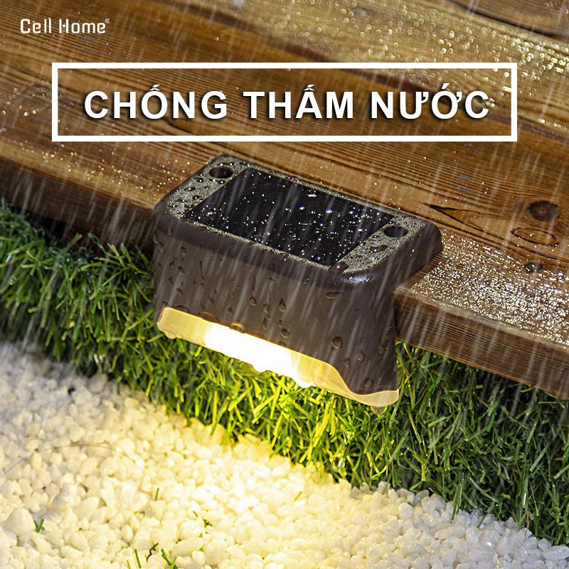 Đèn Led Năng Lượng Mặt Trời Chống Thấm Nước Trang Trí Cầu Thang Sân Vườn
