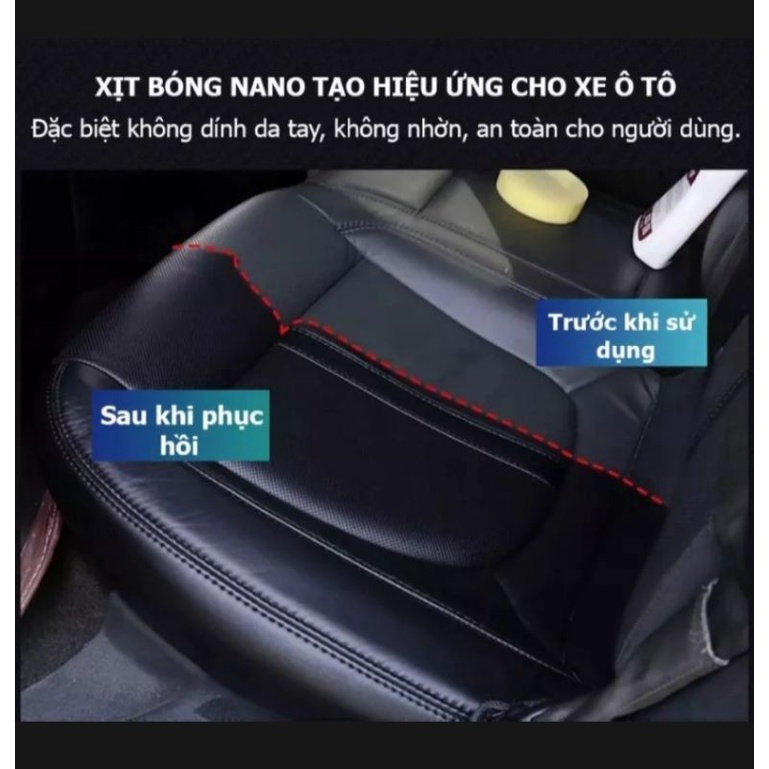 Nano Phục Hồi Nhựa Nhám GAK. Chai lớn 120ml xài cả tháng