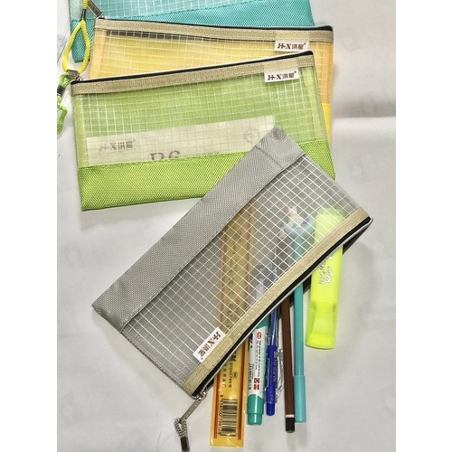 Túi Đựng Bút Vải Dù Chống Thấm Nước Màu Sắc Basic - Hộp Bút Vải Dù, Đồ Dùng Học Tập, Văn Phòng Phẩm
