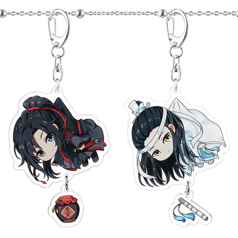 LANFY Móc Khóa Nhựa Acrylic Hình Nhân Vật Anime Dễ Thương