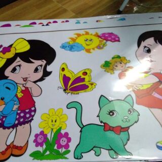 Tranh decan trang trí góc mầm non