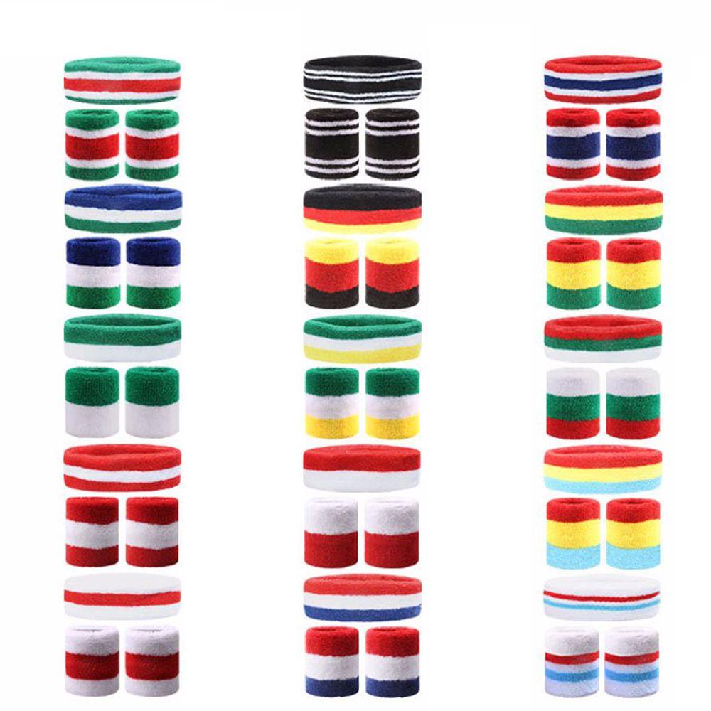 Set 1 Băng Đô Thể Thao DARNELL Bảo Vệ Cổ Tay Thấm Hút Mồ Hôi Cho Nam Nữ