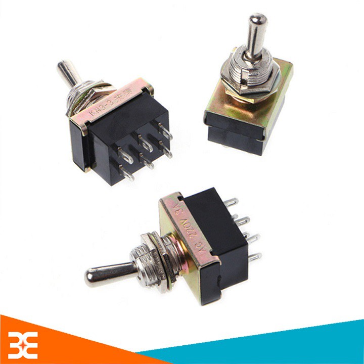 Công Tắc Gạt 6 chân KN3-3 220V-3A