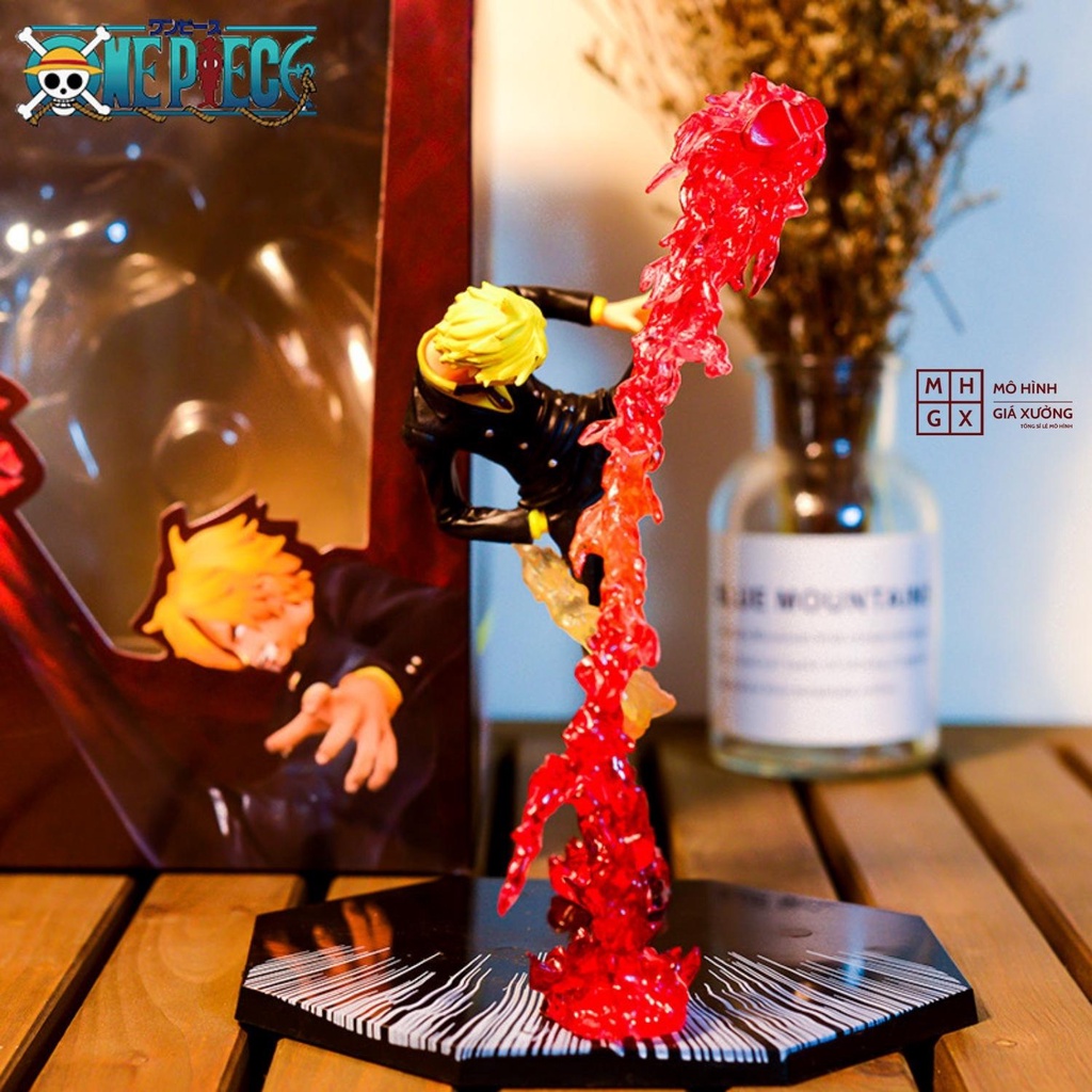 Mô hình One Piece Sanji F.zero hàng cao cấp siêu đẹp cao 18 cm hiệu ứng chiến đấu , figure mô hình one piece