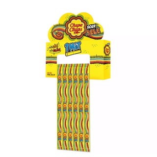 Hộp 12 Dây x 1m Kẹo Dẻo Chupa Chups Sour Belt 660gr