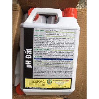 PH Đất - Giải Độc Đất, Thay Thế Vôi ( CAN 5 LÍT)