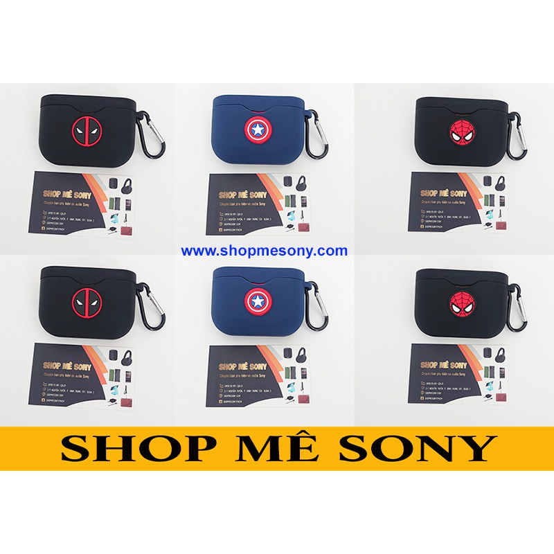 Case silicon Sony WF-1000XM3 hình siêu anh hùng - Ốp bảo vệ WF 1000XM3